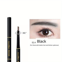 Double Headed Automatic Eyebrow Pencil Waterproof Sweat Proof Long lasting Smudge Proof Three dimensional Coloring Eyebrow Makeup With Brush
