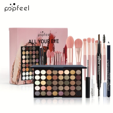 Makeup Set Eyeshadow Palette Eyeliner Eyebrow Pen Mascara And Makeup Brushes Set All In One Makeup Set Box