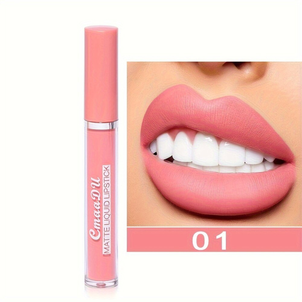 10 Matte Liquid Lipstick Rich Rendering Lip Glaze Waterproof Long Lasting Lip Gloss