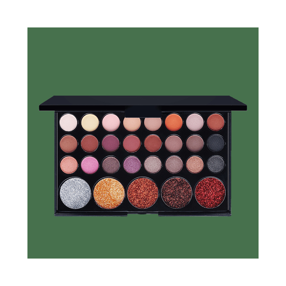 Multicoloured Highly Pigmented Eyeshadow Makeup Palette Rainbow Tone Matte Shimmer Metallic Eyeshadow Makeup