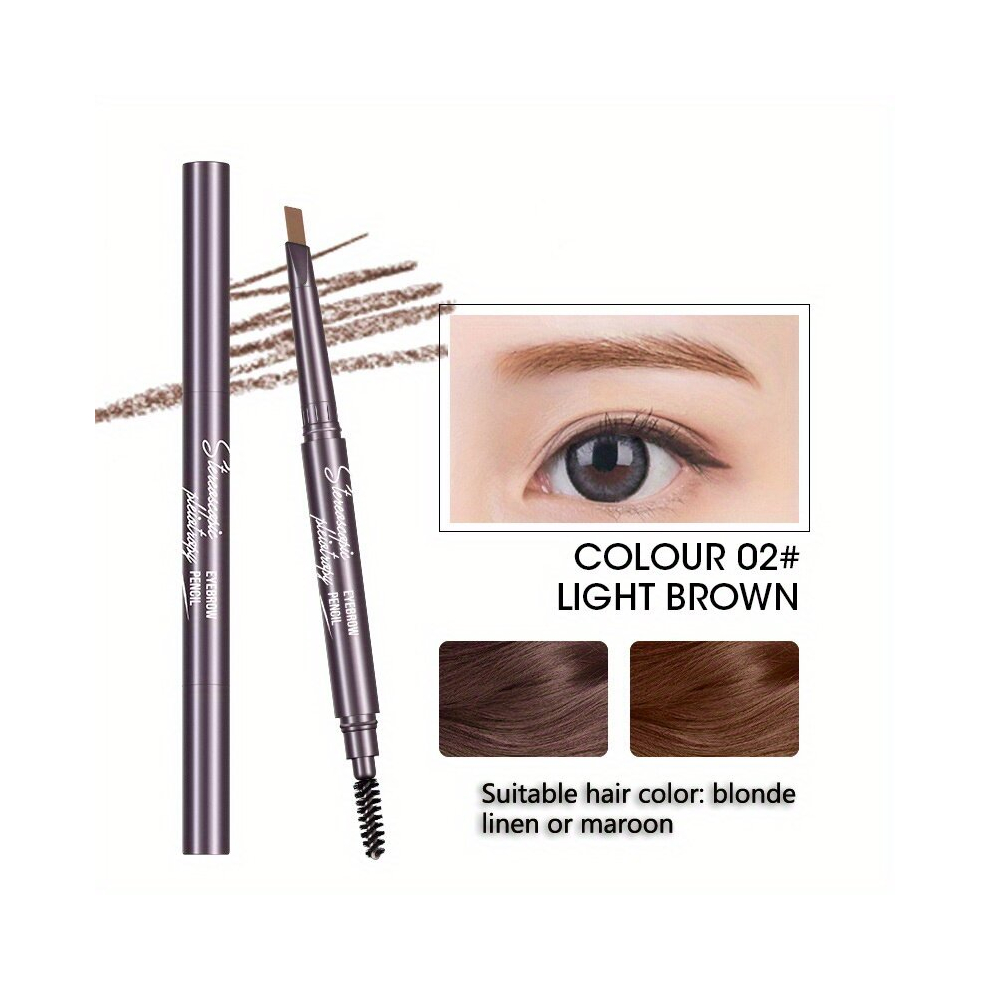 5 Eyebrow Pen Automatic Rotating Eyebrow Pencil Long Lasting Triangle Double Head Eyebrow Pencil