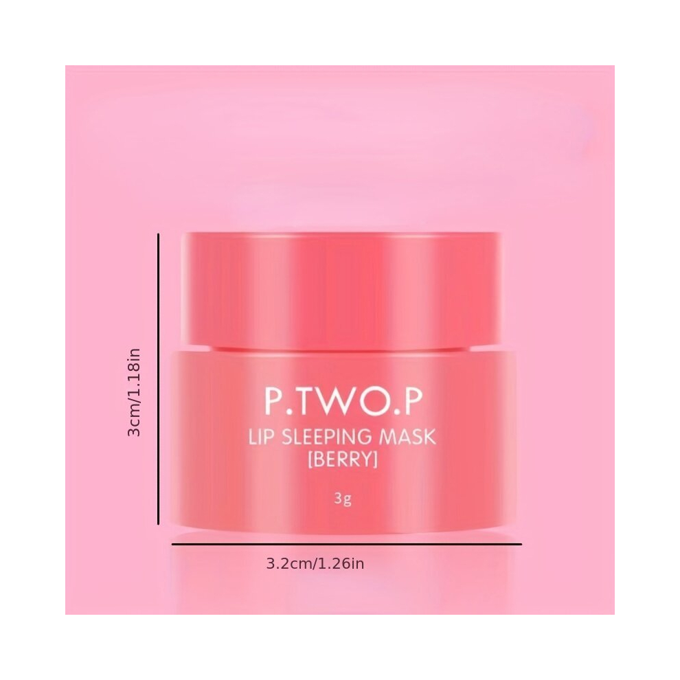 Multicoloured Strawberry Sleep Lip Mask Hydrating Moisturizing Jelly Lip Mask Lip Moisturizing Daily Care