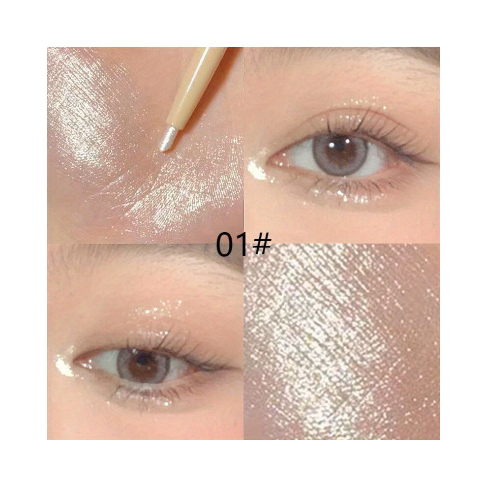 Multicoloured Eyeliner Pen Eyelid Under Crease Pen Pearly Matte Finish Glitter Eyelid Brightening And Outlining Eyeshadow Contouring Highlighter Pen