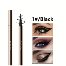 3 Colors Eyeshadow Eyeliner Pen Slender Waterproof Fast Drying Smooth Liquid Eyeliner Pen