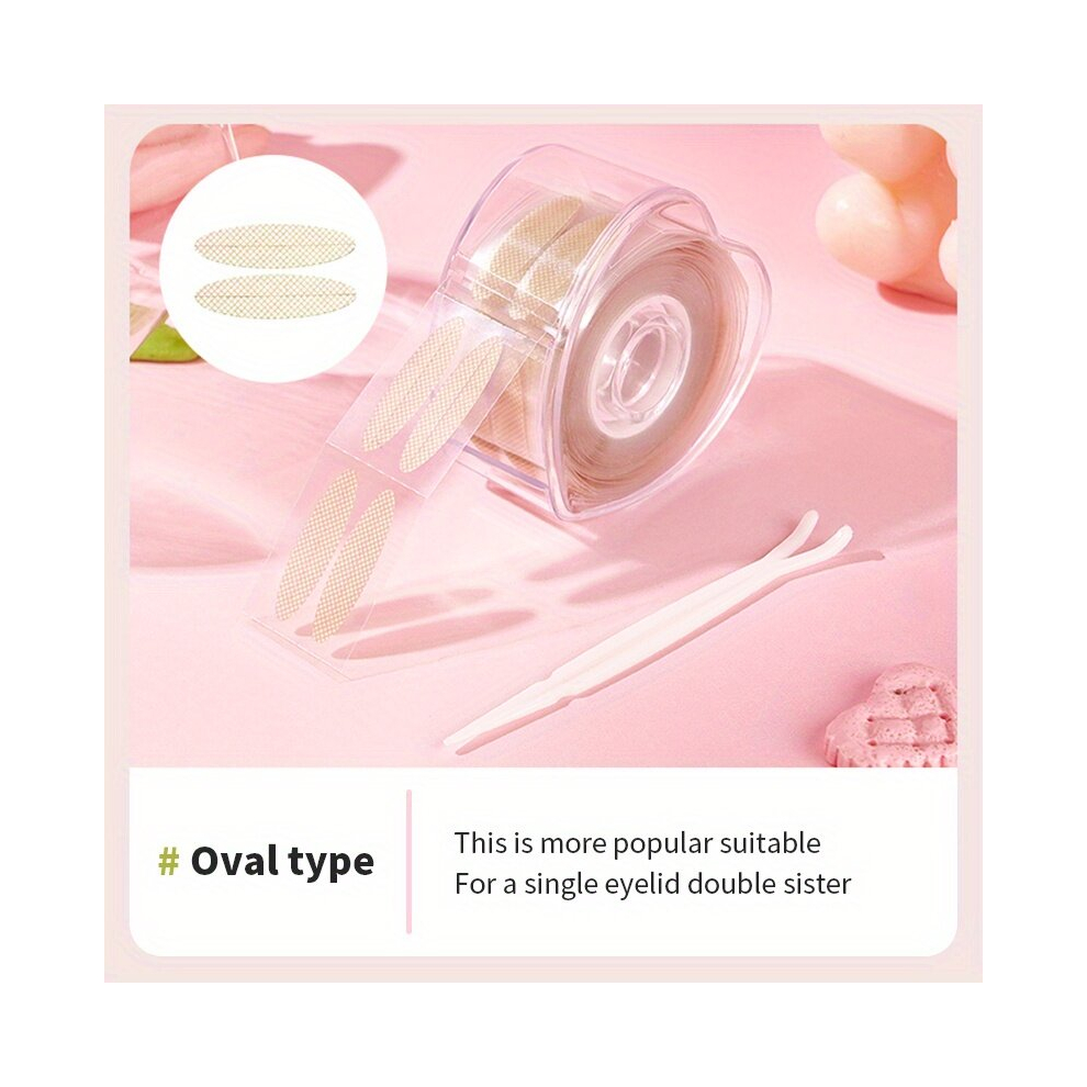 600 pairs Waterproof Double Eyelid Stickers Invisible Non Marking Natural Look