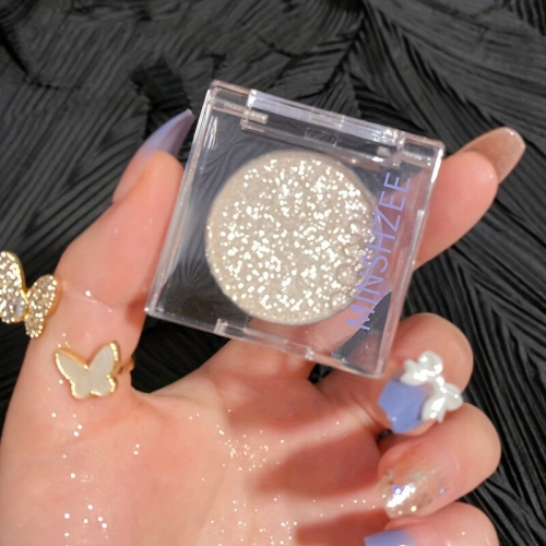Glitter Eyeshadow Mashed Potato Texture Pearly Monochrome Eyeshadow Polarized Light Eyeshadow Makeup 3 Colors 1