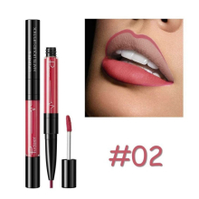 Double Headed Lip Liner Waterproof Lip Liner Stick Pen Lip Gloss Liquid Light Lipstick Double Lip Enamel Pen Glossy Lip Gloss Set For Girls