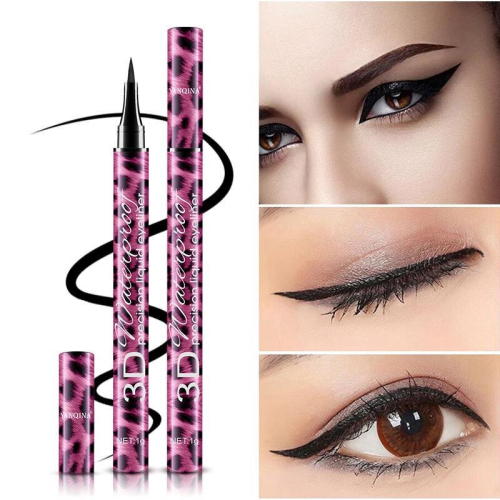 Waterproof Mascara Set with Curling Holding and Thicker Lashes Leopard Print Packaging 2