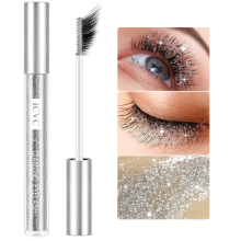 4D Glitter Lashes Mascara Long Lasting Waterproof Thickening Lengthening Sparkling Shining Top Coat Mascara