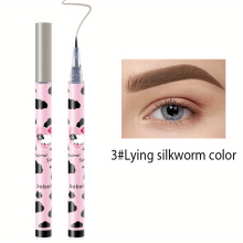 3 Colors Eyeliner Eyelid Pen Colorful Outline Eye Shape Eyeshadow Waterproof Smudge Proof Ultra Fine Eyeliner Pen For Girls