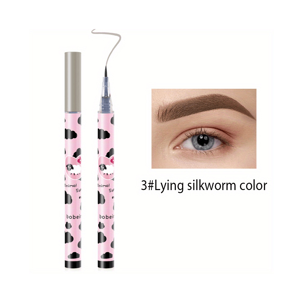 Multicoloured 3 Colors Eyeliner Eyelid Pen Colorful Outline Eye Shape Eyeshadow Waterproof Smudge Proof Ultra Fine Eyeliner Pen For Girls