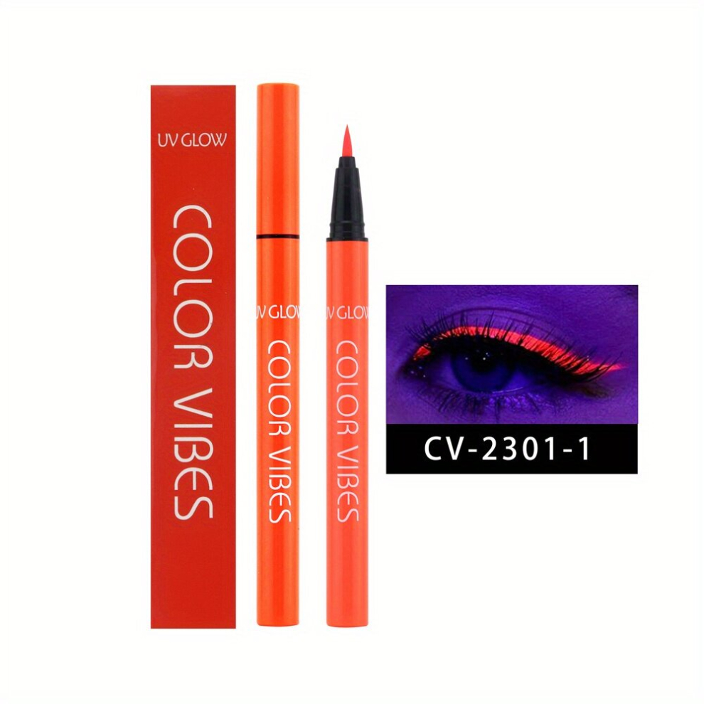 Multicoloured 8 Colors Liquid Eyeliner Set Matte Colored Uv Glow Neon Eyeliners Pen Colorful Waterproof Smudge Proof Pigmented Eye Makeup