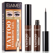 Eyebrow Tint Cream Natural Smooth Three dimensional Eyebrow Stick Film Forming Rendering Eyebrow Pomade With Eyebrow Stencil Long lasting Waterproof S