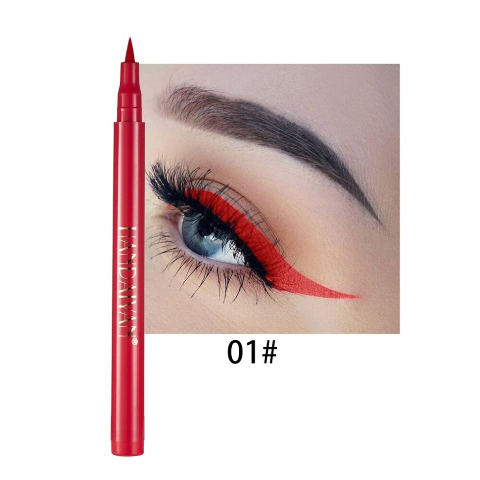 Multicoloured Ultra Fine Matte Liquid Eyeliner Pen Long Lasting Waterproof Sweatproof And Highly Pigmented Rainbow Colorful Neon Eye Liner