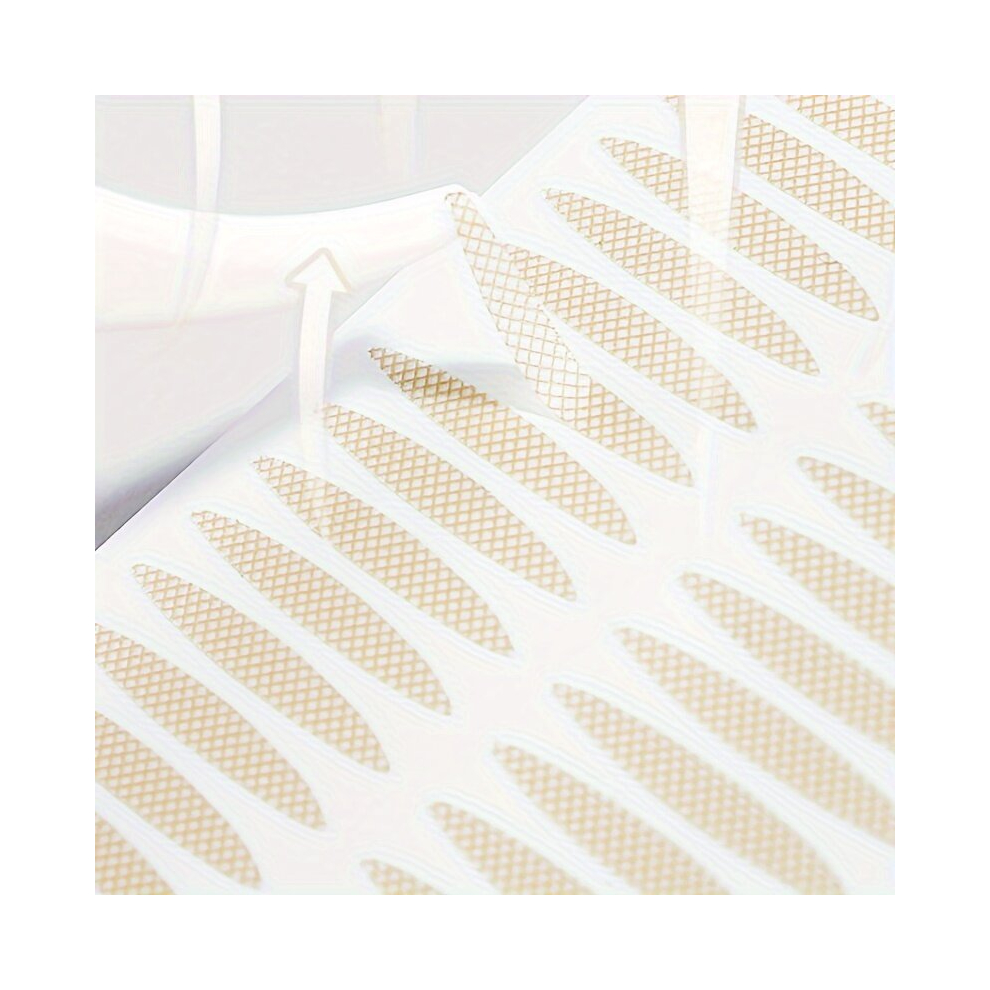 Waterproof Double Eyelid Stickers with Tweezers and Y Shaped Fork Natural and Traceless Invisible and Non Warping Self Adhesive Eyelid Patch for a Per