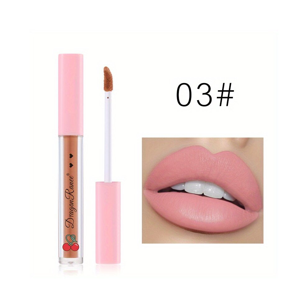 High Pigment Lip Gloss Matte Non stick Cup Lip Glaze Non fading Lipstick Long Lasting Waterproof Package