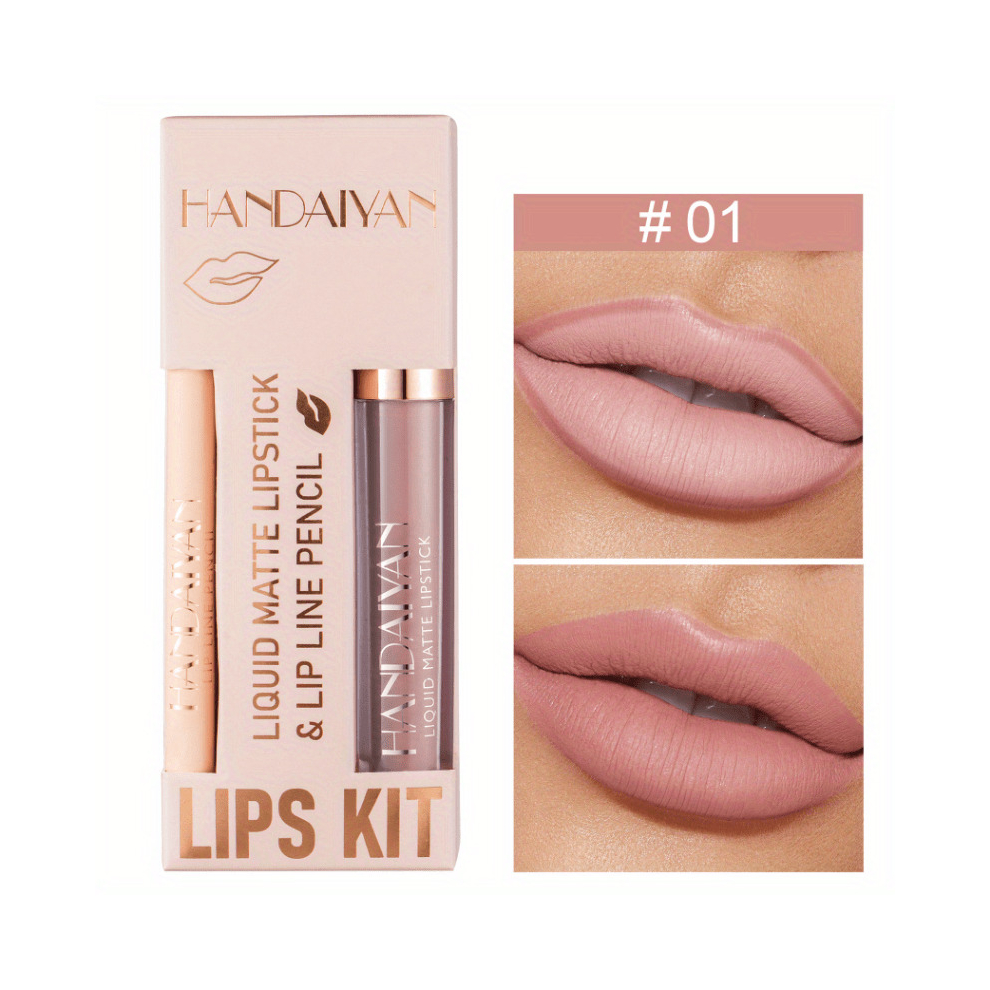 Multicoloured 12 Colors Three Dimensional Matte Lip Liner Pencil Touch Up Lip Lipstick Eyeliner