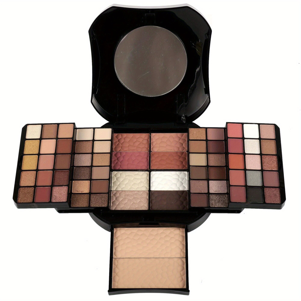 Multicoloured Leopard Professional Makeup Palette Blushers Highlighter Face Powder Eyeshadow All In One Box Cosmetics Set