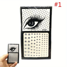 Mermaid Teardrop Temporary Tattoo Sticker Glitter 3D Eyeliner Eyebrow Makeup Body Face Eyes Rhinestone Stickers Eye Decoration Makeup