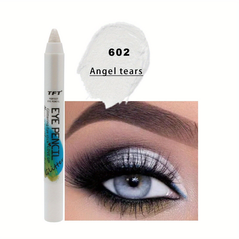 Multicoloured Long Lasting Sparkle Pearly Eyeshadow Pen 24 Colors Waterproof Smudge Proof Brightening Highlighting Makeup Stick