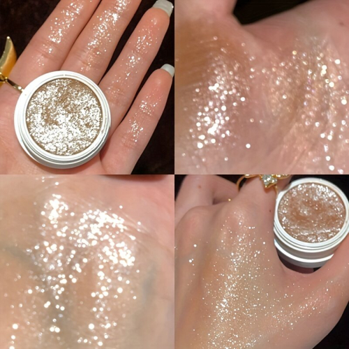 Eye Shadow Portable Cosmetics Accessory Delicate Pearlescent Glitter Sequins Eyeshadow Palette 1