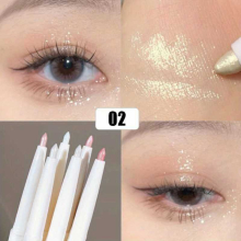 Diamond Glitter Eyeshadow Pencil Waterproof Pearly Highlighter Pen Brightening Eyelid Under Crease Eyeshadow Stick Facial Makeup Tool