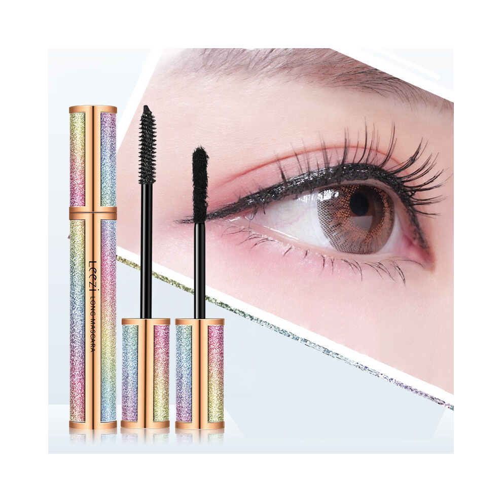 4D Silk Fiber Eyelash Mascara Waterproof Thickening Long Lasting Smudge Proof Natural 4D Fiber Mascara