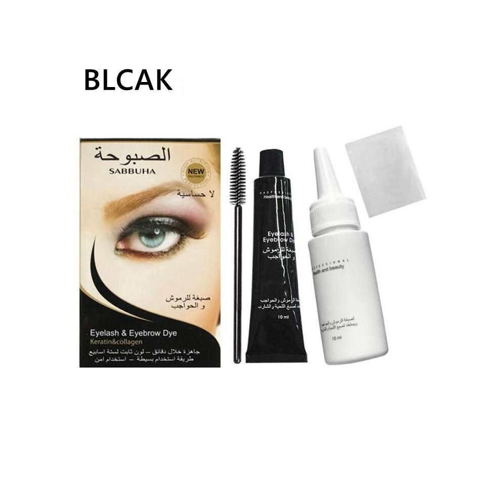 Brown,Multicoloured Eyelashes Eyebrow Dye Tint Eyelashes Brown Coloring Cream Kit Fast And Easy Applying Eyebrow Pomade