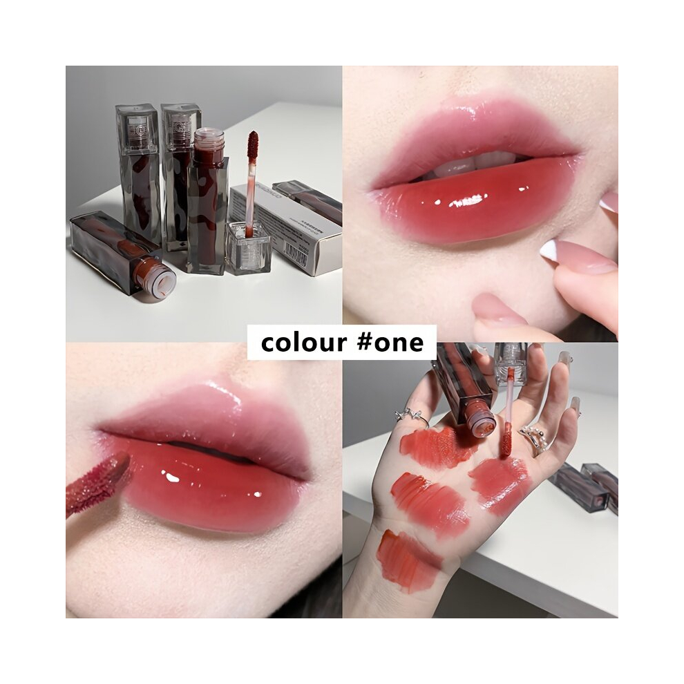 Multicoloured 6 Hydrating Gloss Mirror Lip Glaze Moisturizing Lip Gloss Lip Plumping Student Daily Lip Gloss Lipstick