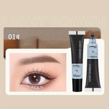 Three dimensional Eyebrow Dye Cream Film Forming Tear Off Natural Waterproof Eyebrow Tint Fast Drying Smooth Long lasting Smudge Proof Tattoo Eyebrow