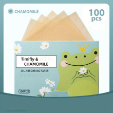 Natural Green Tea Blotting Sheets Facial Absorbing Paper Control Film Skin Care Refreshing Face Cleansing Wipes 100 Pcs