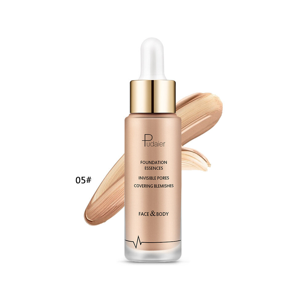 6 Flawless Concealer Cream Control Pore Invisible Liquid Foundation For Covering Blemishs Lightweight Base Cream
