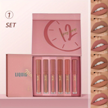 6pcs Soft Matte Lipstick Set Long Lasting Waterproof Lip Glaze Lip Makeup Set Perfect Gift For Women