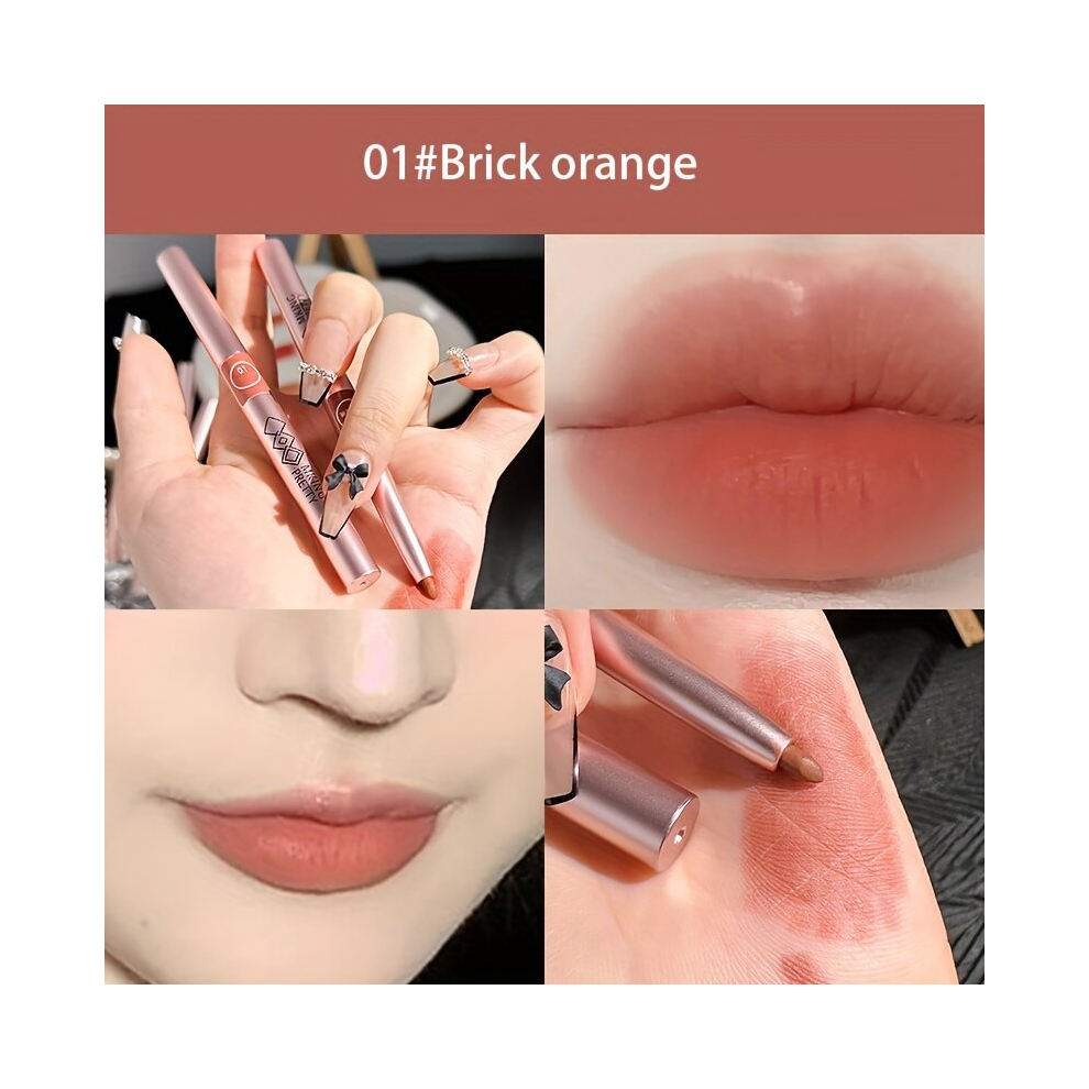 Multicoloured Lip Liner Pencil Waterproof Long Lasting Moisturizing Non Smudge Painting Lips Pencil Lipstick Pen Red Eyeliner 6 Colors