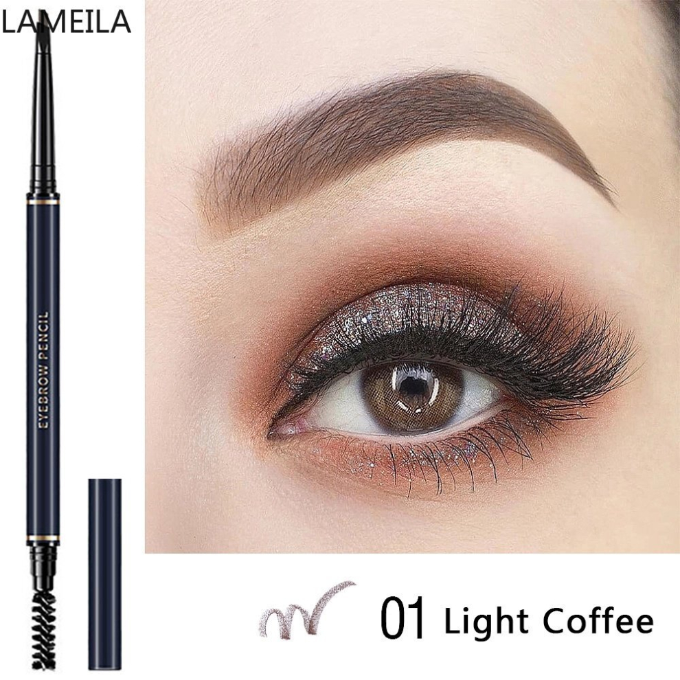 4 Colors Retractable Eyebrow Pencil Ultra Fine Tip Dual Ended Eyebrow Stick For Natural Eyebrow Pencil
