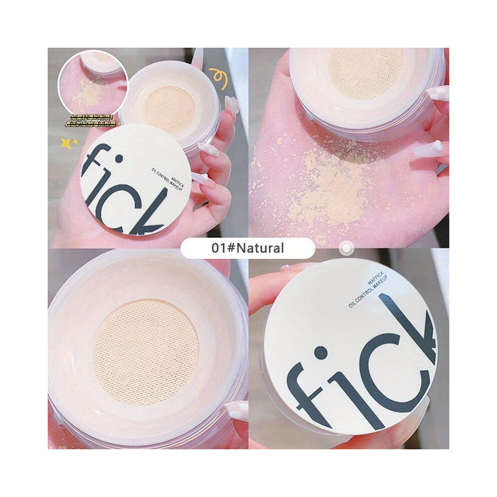 Multicoloured Control Facial Loose Powder Translucent Setting Powder Shine Matte Finishing Powder Long Lasting & Lightweight Foundation Makeup Pressed Powder