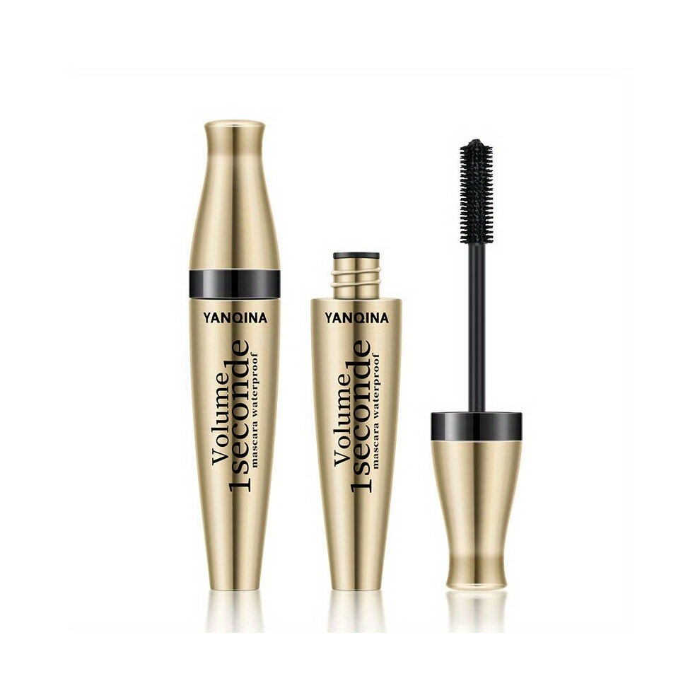 3D Waterproof Mascara Fiber Eyelashes Curling Brush Long Lasting Extension
