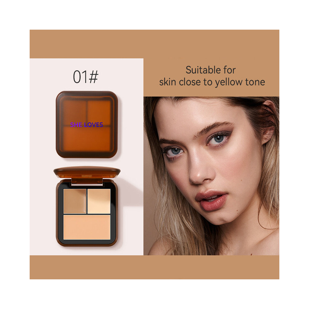 Multicoloured Long Lasting Concealer And Highlight Palette Cruelty Waterproof And Natural Glow Blusher And Eyeshadow Kit