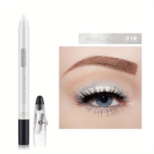 12 Colors Eyeshadow Pen Pearly & Shimmer & Glitter Eyeliner Long Lasting Smooth Waterproof Eyeshadow Stick With Sharpener