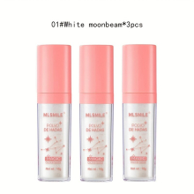 3pcs Fairy Highlighter Powder Set Brighten Your Face Eyes and Clavicle with Pearly Glitter and High Gloss Sequins Three Dimensional Contouring Powder