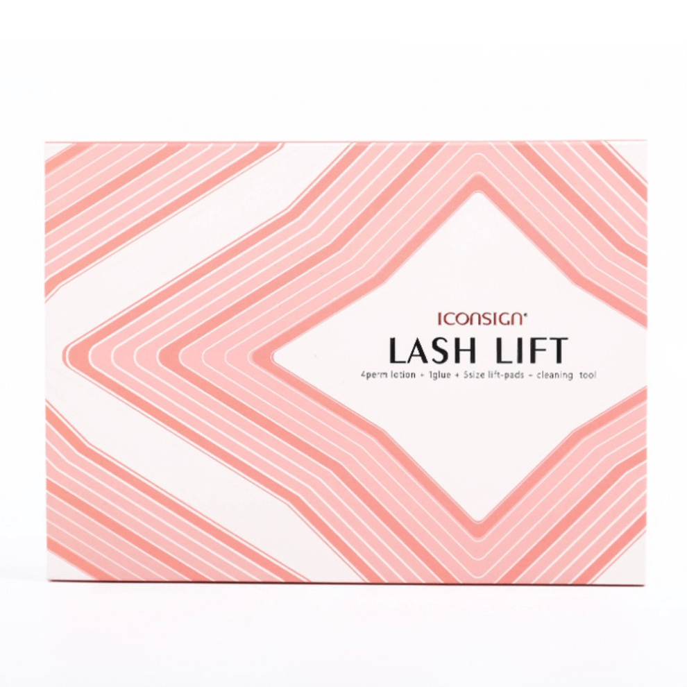 Pink Vegan Lash Lift Perming Lotions Kit Eyelash Perm And Tint Set With A And B Lotions Lasts For Weeks Diy At Home