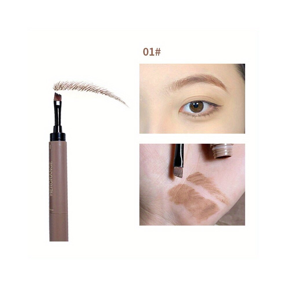 Multicoloured 4 Eyebrow Cream Long Lasting Waterproof Eyebrow Pencil Natural Stereoscopic Styling Smudge Proof Eyebrow Pen