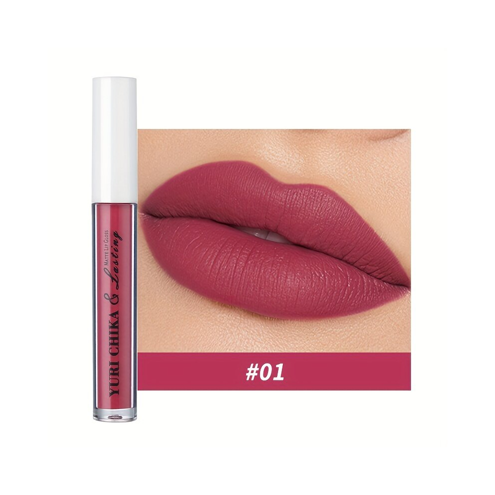 12 Rendering Lip Gloss Liquid Matte Lipstick Non stick Cup Matte Makeup Long Lasting Waterproof Daily Makeup