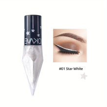 Starry Sky Liquid Eyeliner Pen Sparkle Eyeliner With Slender Brush Head Mini Portable Colorful Pearly Eyeliner Stick