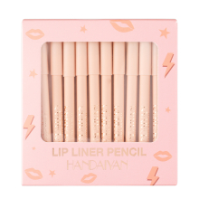 Matte Lip Liner Pencils Set 12 Assorted Colors Natural Lip Makeup Soft Pencils Waterproof And Long Lasting Velvet Lip Liners Gift For Girls Women