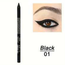 Colorful Eyeliner Pencil High Pigmented Pearly Glitter Metallic Finish Smokey Punk Gothic Style Eyeliner Long Lasting Waterproof Eyeliner Stick