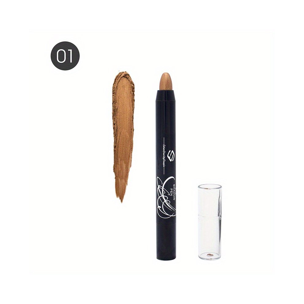 Multicoloured Gorgeous Eye Makeup With 8 Shimmer Metallic Eyeshadow Stick Waterproof Creamy Texture & Highlighter Stick