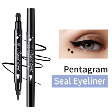Double headed Eyeliner Seal Embellished With Waterproof And Sweat proof Eyeliner Pen Which Is Not Easy To Smudge
