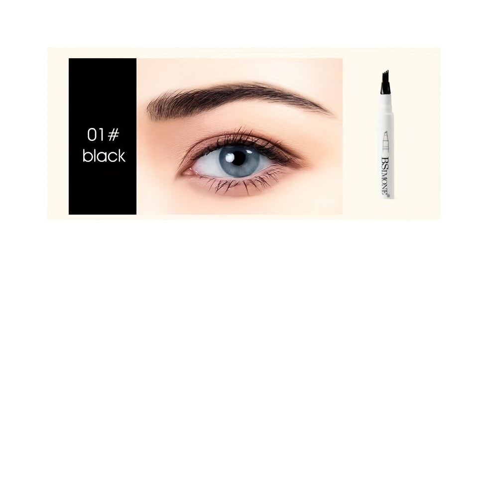 4 Colors Eyebrow Pencil 4 Split Head Sweatproof And Waterproof Natural Makeup Holding Water based Eyebrow Pencil