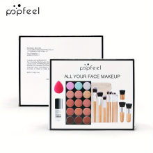 Face Makeup Set Pre Makeup Base Cream Primer Concealer Palette Makeup Powder Puff 11 Pcs Makeup Brushes Mothers For Mom
